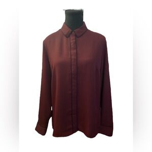 Express Portofino Long Sleeve Button Down Shirt M EUC